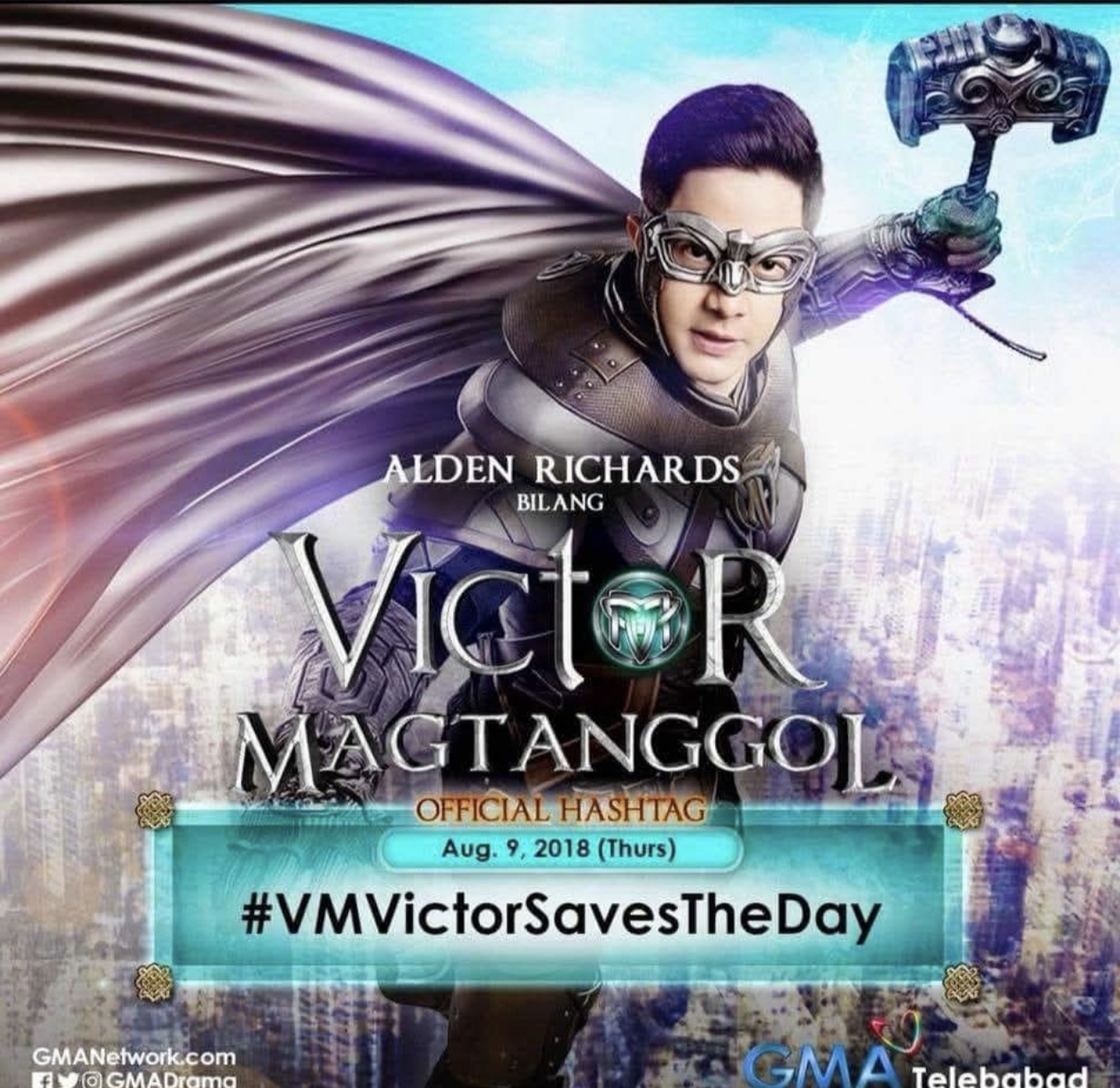 Victor Magtanggol show poster, GMA-7, starring Alden Richards